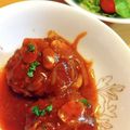 あひママ☺'s cooksnap of when they made 簡単☆美味☆デミグラス風煮込みハンバーグ.