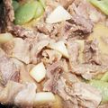 うえてぃ☆'s cooksnap of when they made 牛すじ煮込み★すじこん～牛すじ味噌煮込み.