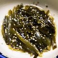 豆乳pudding's cooksnap of when they made 簡単おつまみ！　茎わかめの中華あえ.