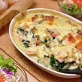 LULU♡まみ's cooksnap of when they made 簡単ホワイトソースで♪ほうれん草グラタン.