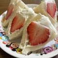 しびこeg4's cooksnap of when they made パン屋さん直伝！いちごサンドの作り方☆.