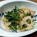 ｔｔｍｍｋ's cooksnap of when they made 蓮根と春菊の味噌炒め[越後味噌].
