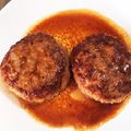 yasumoro's cooksnap of when they made 和風ハンバーグ☆パン粉なし.