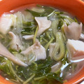 お塩と砂糖's cooksnap of when they made 豆苗と長ネギときのこの味噌汁.