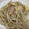 papikun's cooksnap of when they made 簡単✿もやしベーコン卵炒め.