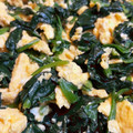 しろっさん's cooksnap of when they made オイ×マヨで♡ほうれん草たまご炒め.