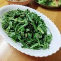 かわゆう1211's cooksnap of when they made 超簡単 春菊と海苔のサラダ　鉄板です.