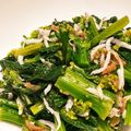 菜つ実☆ミ's cooksnap of when they made 菜の花としらすの梅あえ.