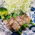 しゃもり's cooksnap of when they made 今度から菜の花はこれ！！菜の花の豚肉巻き.