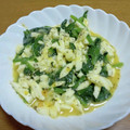 55才のおじさん's cooksnap of when they made １束完食！　ほうれん草と卵の塩麹サラダ♪.