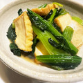 MISKE♪'s cooksnap of when they made 小松菜と厚揚げの煮浸し.