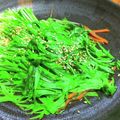 ちーまぐ's cooksnap of when they made レンジだけで簡単副菜♥水菜のおひたし.