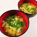 みぽぽ37's cooksnap of when they made 菊菜のかき玉汁.