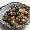 新妻あや's cooksnap of when they made ✿里芋と豚肉のオイマヨ胡麻炒め✿.