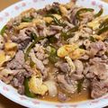 能天気野郎★'s cooksnap of when they made 油揚げ入り！豚こまピーマンの甘辛炒め.