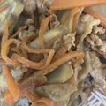 手抜きクック's cooksnap of when they made 簡単☆豚肉とごぼうの味噌マヨ炒め.