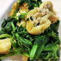 patepateco's cooksnap of when they made 厚揚げとほうれん草のオイマヨ炒め.