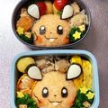 Chaaa_room's cooksnap of when they made デデンネ キャラ弁 ポケモン.