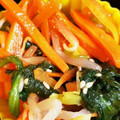 まっちゃ小豆's cooksnap of when they made 常備菜★ほうれん草と人参のごま和え.