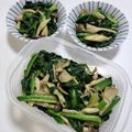 chikomaruo's cooksnap of when they made ☆ほうれん草ときのこの和風炒め☆.