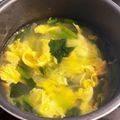 miiim☆'s cooksnap of when they made 鶏ガラ卵スープ.