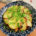 miwayon's cooksnap of when they made さつまいも＆豚肉の重ね蒸しあんかけ♪.