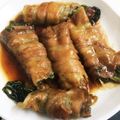 ゃゃッキりん梵's cooksnap of when they made 水菜の肉巻き♡甘辛豚バラ巻き.