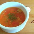 ちーまぐ's cooksnap of when they made きのこと豆の食べるトマトスープ.