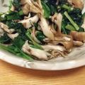 ✏❤☁⚡⏳'s cooksnap of when they made ホウレンソウと舞茸の中華スープ炒め.
