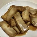papikun's cooksnap of when they made 厚揚げのニンニクこってりステーキ♪♪.