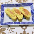 コムギ大好き's cooksnap of when they made 明太チーズだし巻き卵.