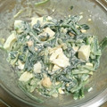 クックOSIUQ0☆'s cooksnap of when they made ほうれん草と卵のマヨサラダ☆.