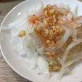 mikko6's cooksnap of when they made 新玉ねぎの天かすスイートチリソースあえ.
