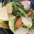 手抜きクック's cooksnap of when they made 簡単♡カブとウインナー炒め.