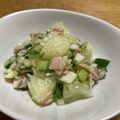 北京パンダ's cooksnap of when they made 新玉葱を美味しく♡ハムと胡瓜の八朔サラダ.