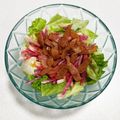 もぐ・ω・くま's cooksnap of when they made 紅芯大根のサラダ、ベーコンドレッシング.