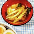 在宅勤務のおじさん's cooksnap of when they made たっぷり茗荷と豆腐のお味噌汁。.