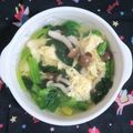 mmameco's cooksnap of when they made 寒じめちぢみほうれん草スープ(^.^).