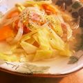 まねけんだ's cooksnap of when they made キャベツたっぷり！温まる野菜スープ.