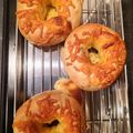 にゃあるん's cooksnap of when they made 米粉活用　パリふわ食べやすいベーグル.