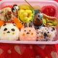 クック8YMAQ2☆'s cooksnap of when they made 幼稚園年少　パンダうさぎコアラお弁当.
