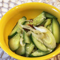 tikariri's cooksnap of when they made きゅうりとネギの中華炒め.