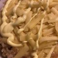 みぽりんちゃん's cooksnap of when they made 【糖質制限】絹豆腐と挽き肉でグラタン！？.