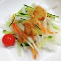 サンフラワー30's cooksnap of when they made びっくりドンキー風♪大根サラダ.