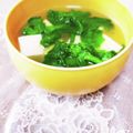 めみたん☆'s cooksnap of when they made 菜の花のすまし汁.