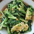 ☆卵大好き☆'s cooksnap of when they made 小松菜の甘酢あんかけ.