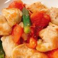 リータ☆'s cooksnap of when they made 鶏むね肉とトマトとオクラのナンプラー炒め.