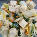 リアル☆プーさん's cooksnap of when they made 白菜.小松菜.人参.こうや豆腐の卵とじ.