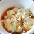 ちぇりぃ2014's cooksnap of when they made 電子レンジでチンの牛乳もち～♡.