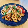 りえっくす♡'s cooksnap of when they made めちゃうまっ！れんこんと豚肉の酢豚.